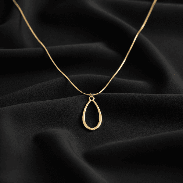 Teardrop Loop Necklace